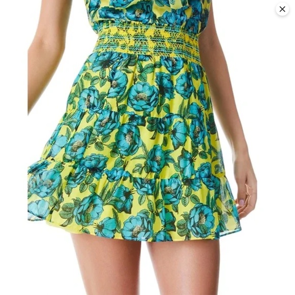 Alice + Olivia Dresses & Skirts - Alice + Olivia Aisha Floral Cotton Silk Skirt